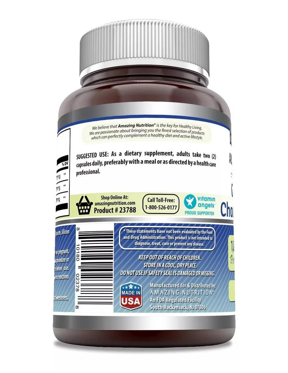Glucosamine Chondroitin sabor natural de 240 cápsulas 3