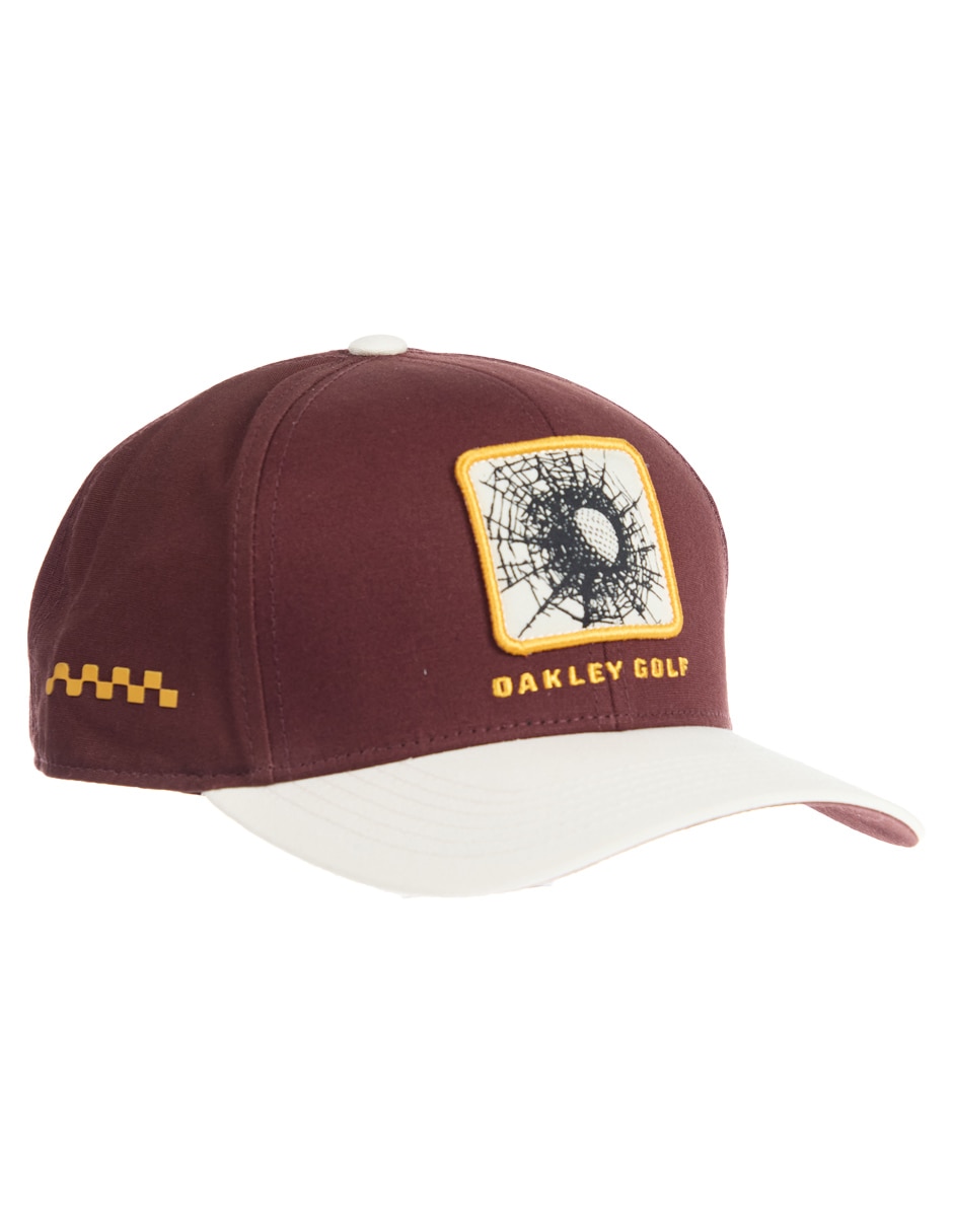 Gorra con visera curva snapback para golf para hombre