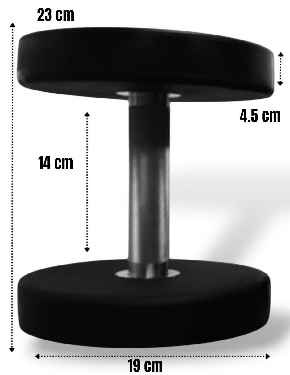 Mancuerna de peso fijo 15 kg 2 piezas 5
