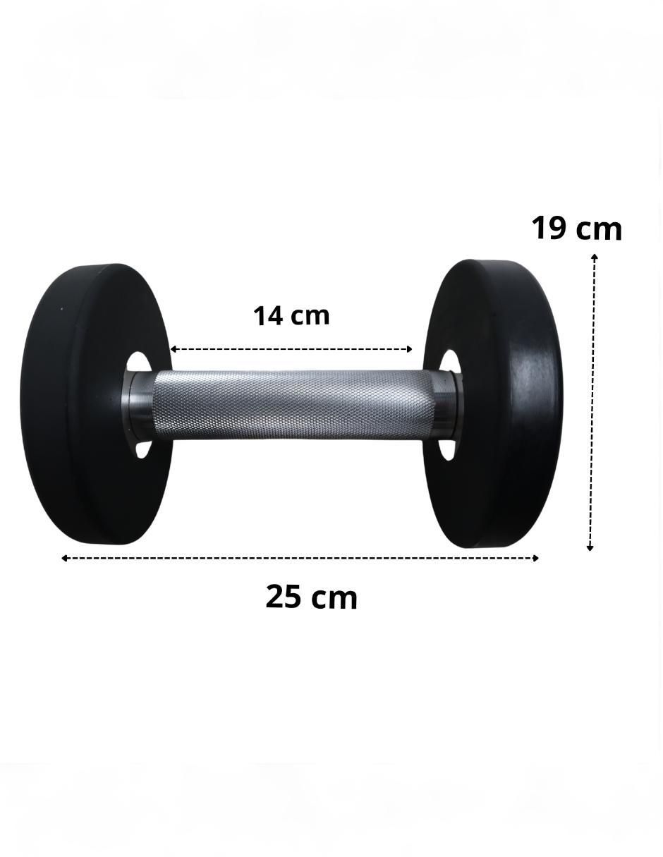 Mancuerna de peso fijo 17.5 kg 2 piezas 6