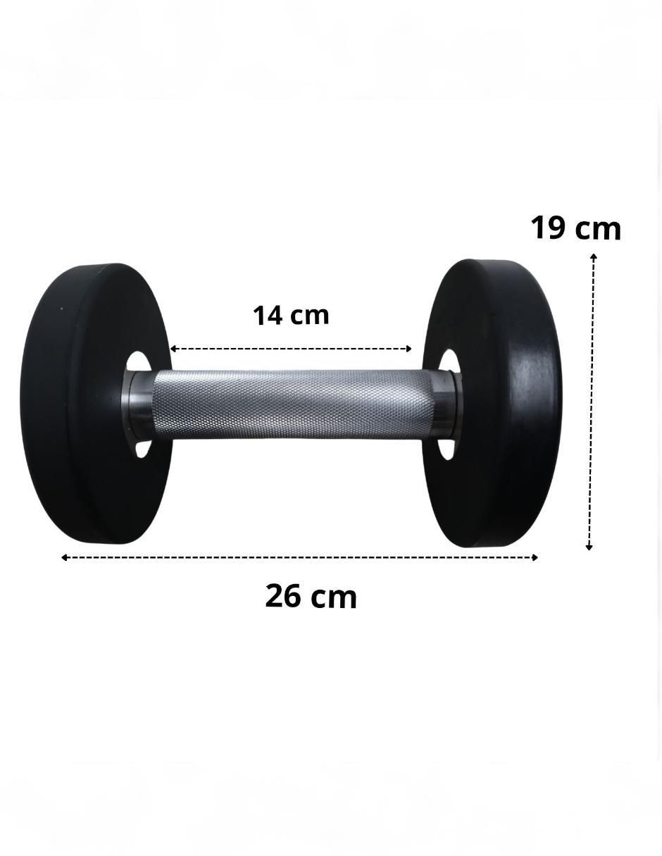 Set mancuernas de peso fijo 20 kg 2 piezas 5
