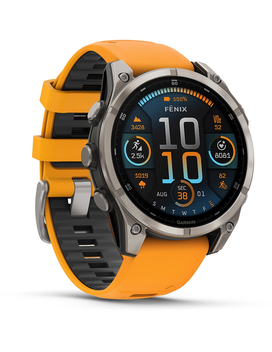 GARMIN EL FENIX 8 CUENTA, NARANJA