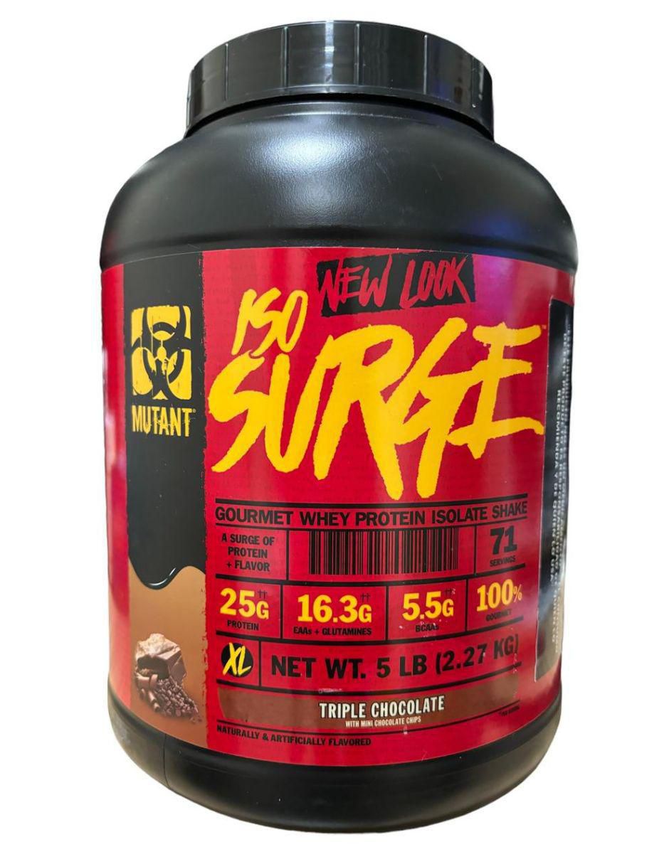 ISO Surge con aminoácidos Mutant con proteína de suero de leche aislado sabor chocolate de 2.2 kg 1