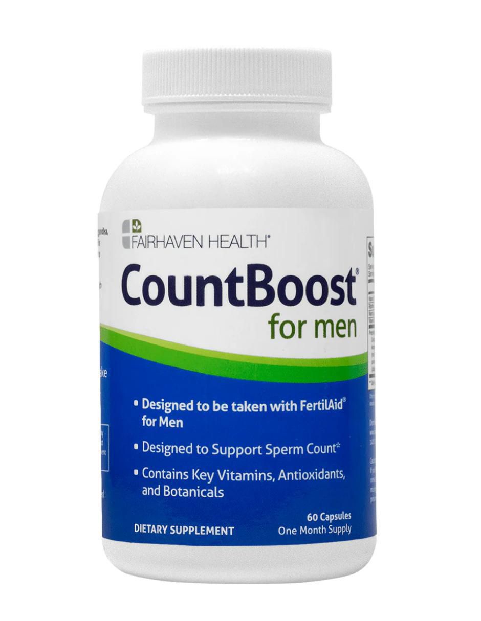 Countboost For Men Fertilidad con multivitaminico sabor natural de 60 cápsulas Countboost For Men Fertilidad con multivitaminico sabor natural de 60 cápsulas