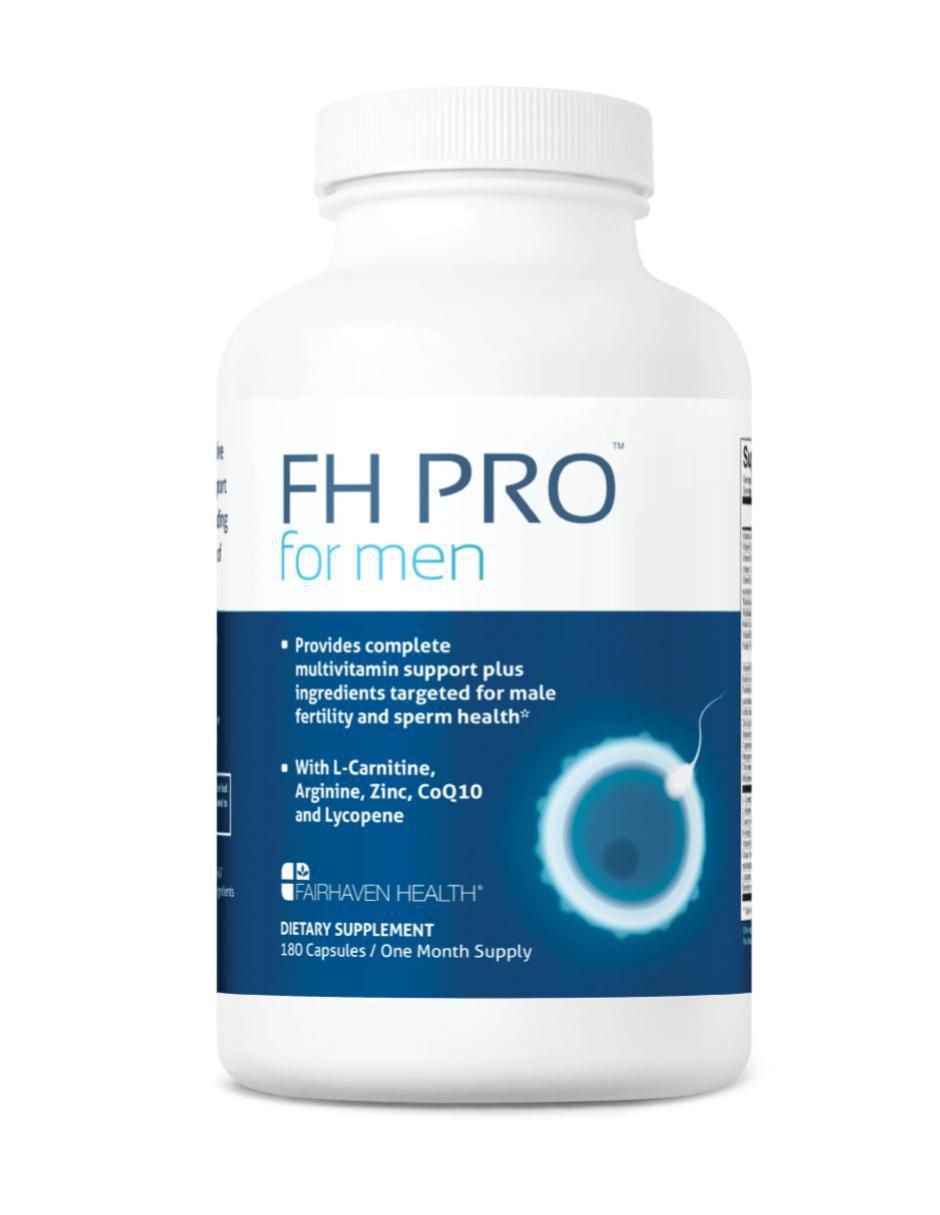 Fh Pro For Men Fertilidad con multivitaminico sabor natural de 180 Cápsulas