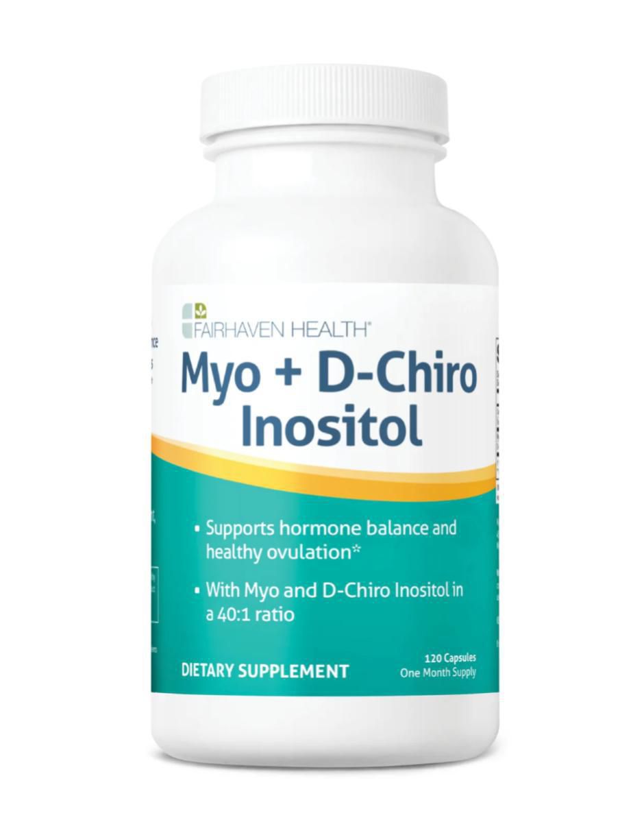 Myo + D Chiro Inositol Fertilidad sabor natural de 120 cápsulas
