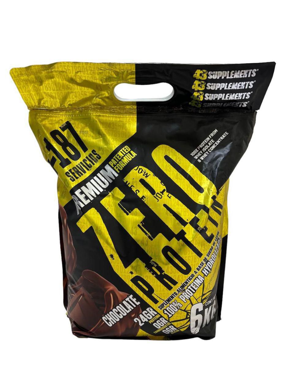 Proteina Zero Con Cero Carbohidratos 43 Supplements sabor chocolate de 6 kg