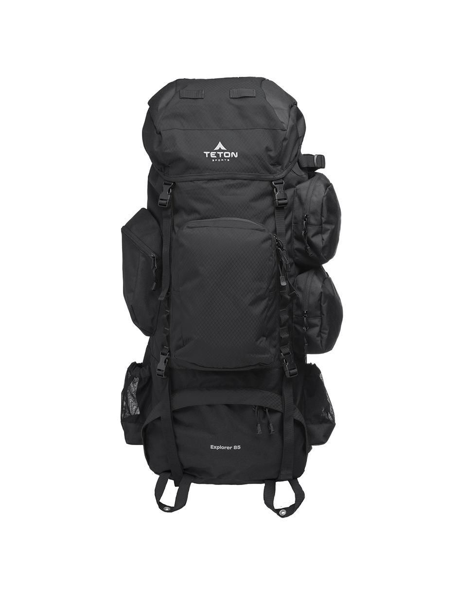 Mochila deportiva Explorer 85L Negro impermeable unisex