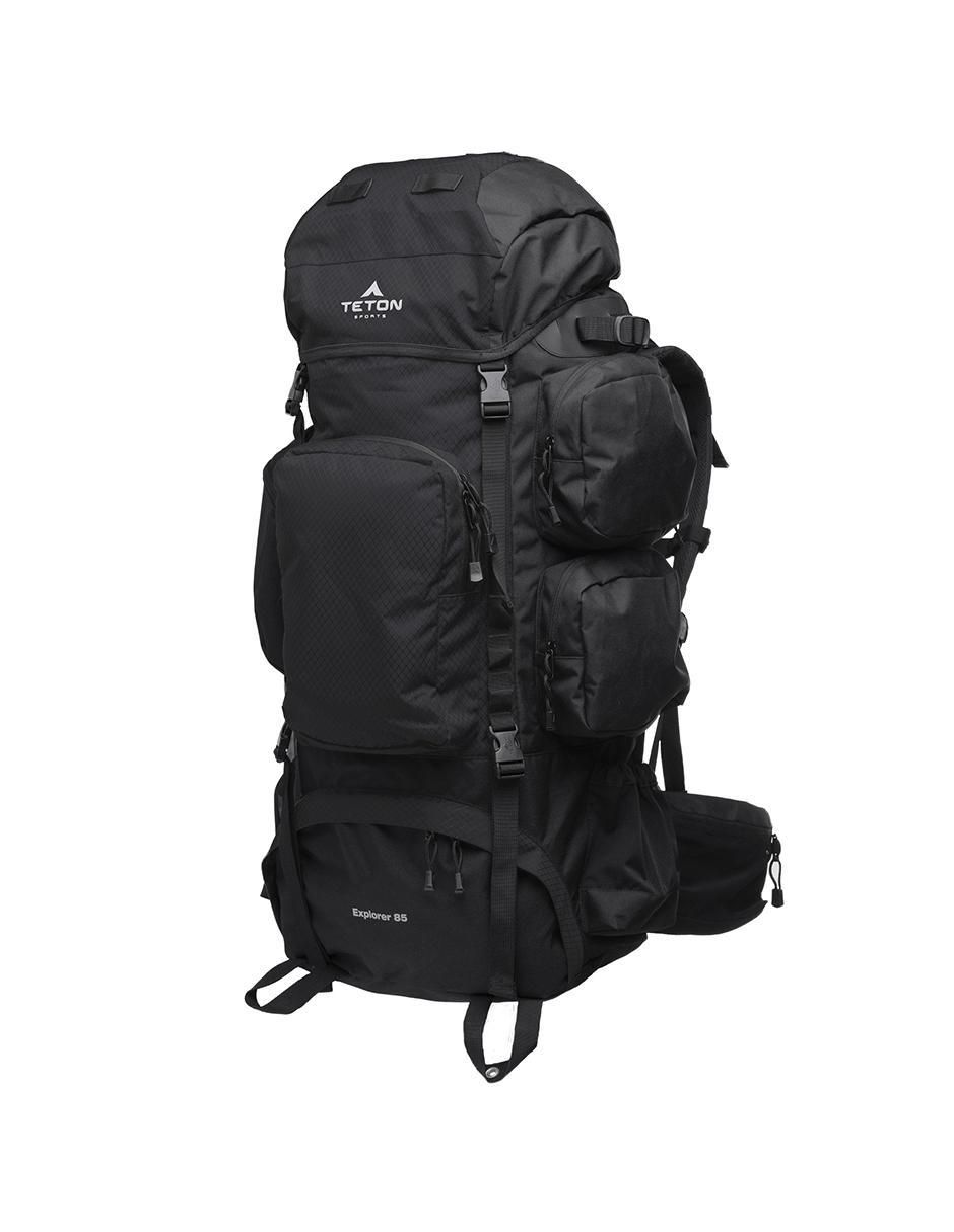 Mochila deportiva Explorer 85L Negro impermeable unisex 2