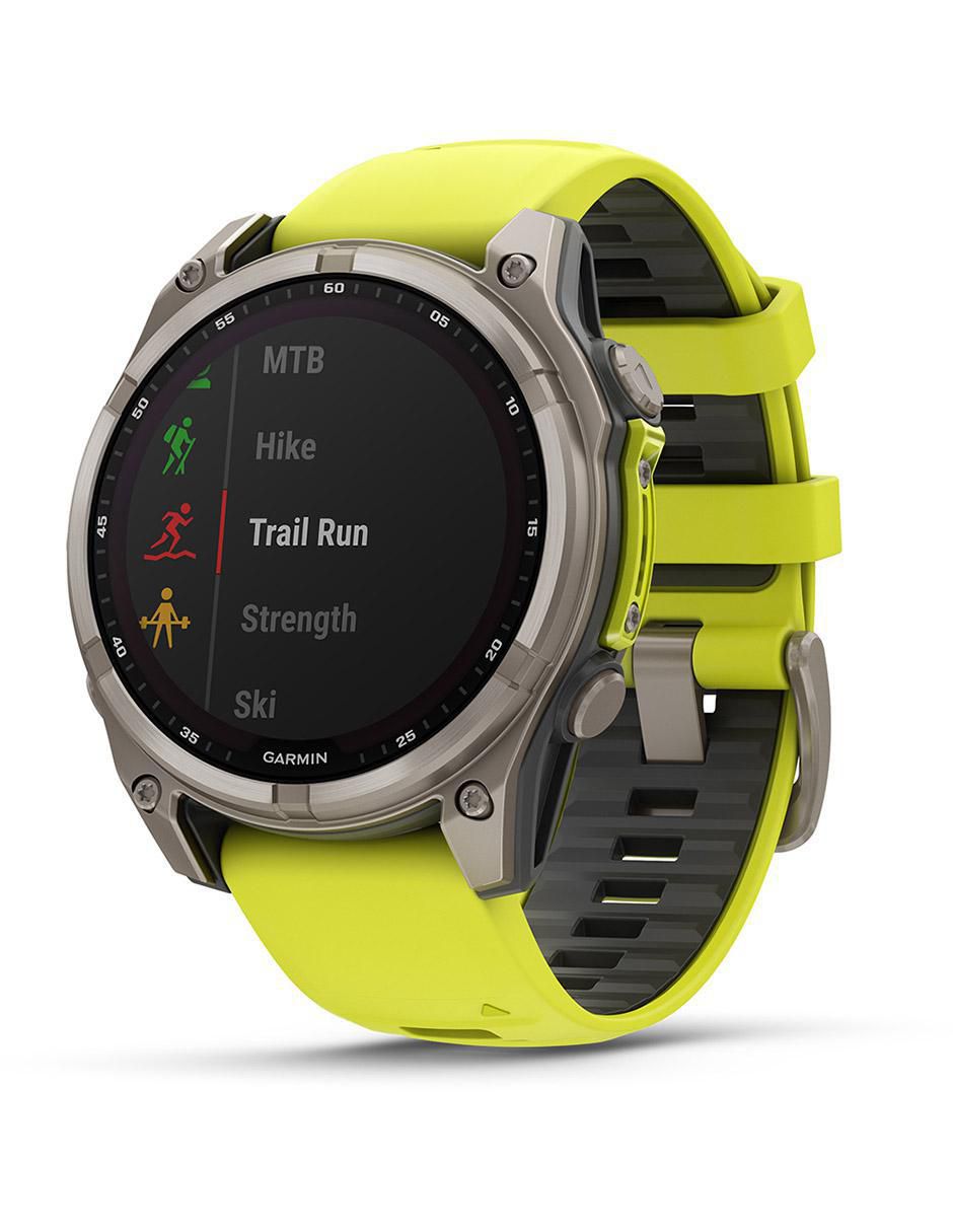 "monitor de ejercicio" garmin fenix 8 solar cristal zafiro "para" entrenamiento