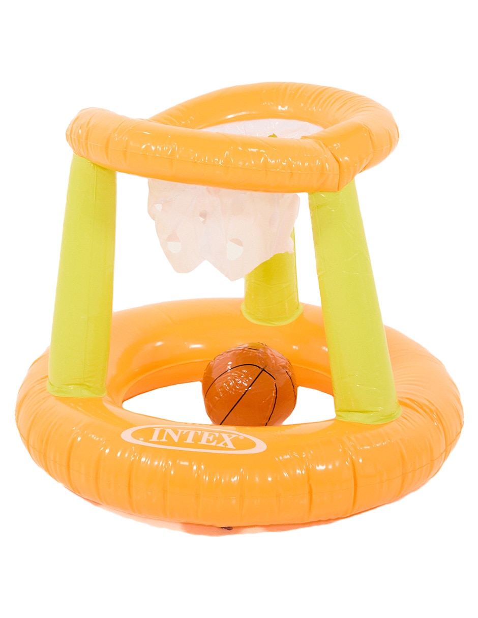 Inflable acuático forma de canasta de basquetbol infantil 1