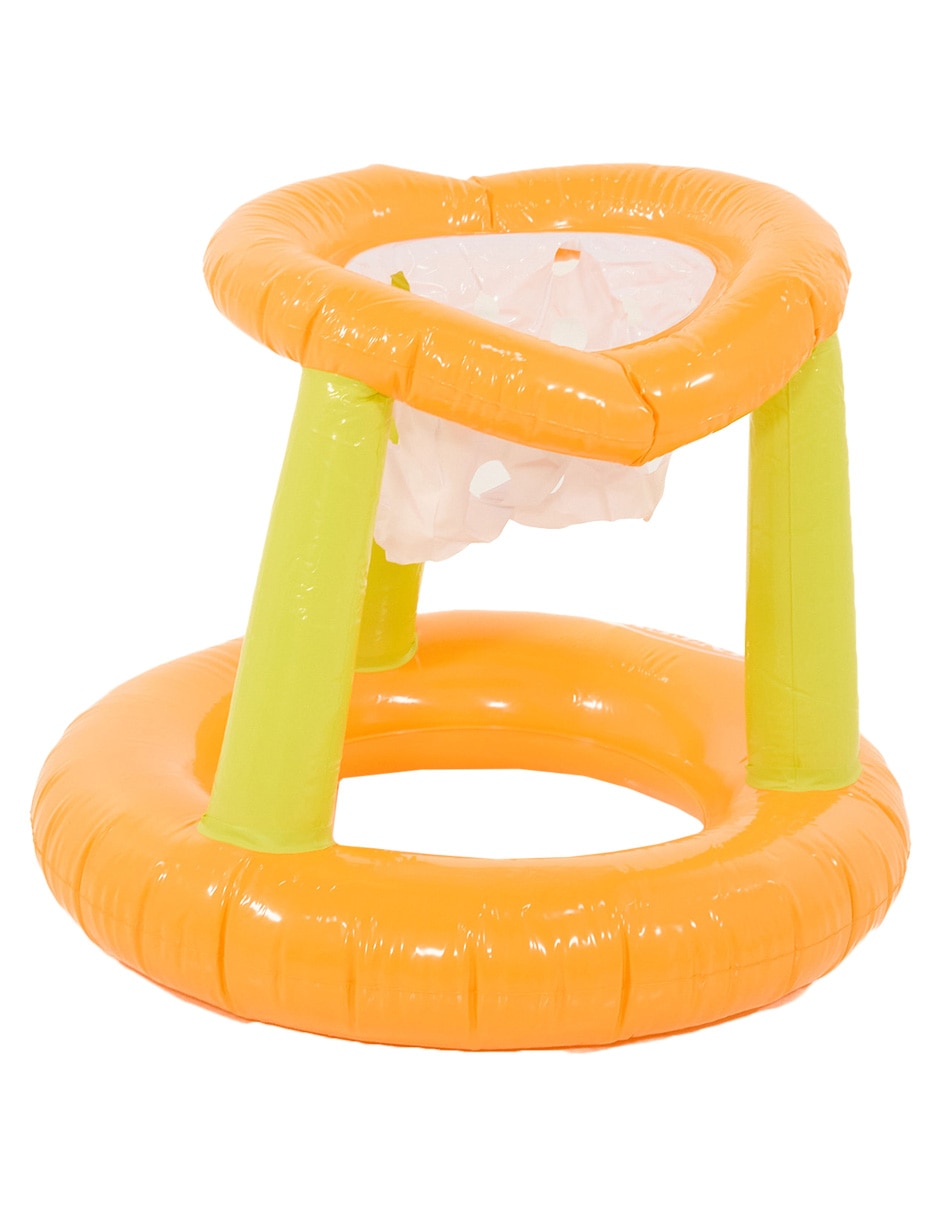 Inflable acuático forma de canasta de basquetbol infantil 3