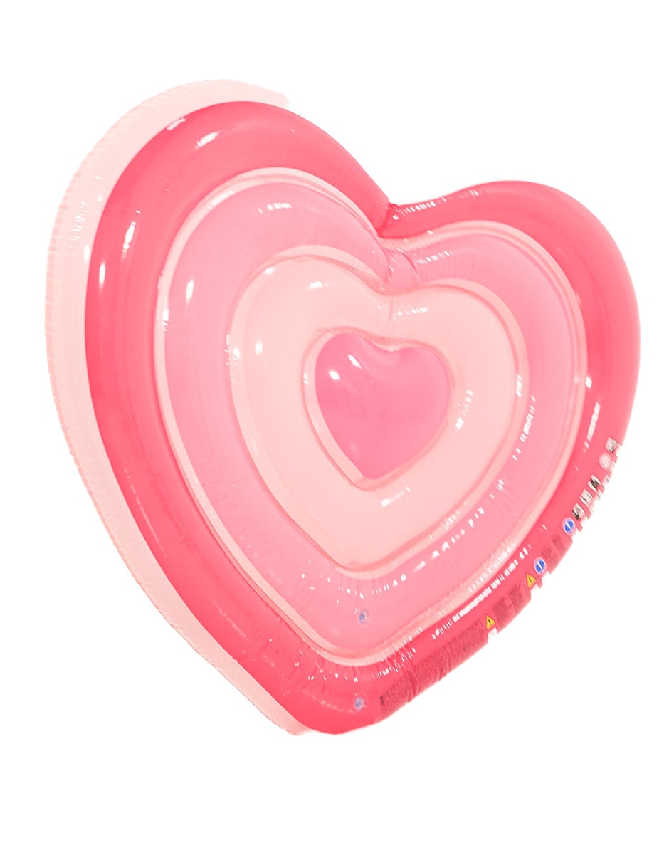 Inflable acuático forma de corazón infantil 2