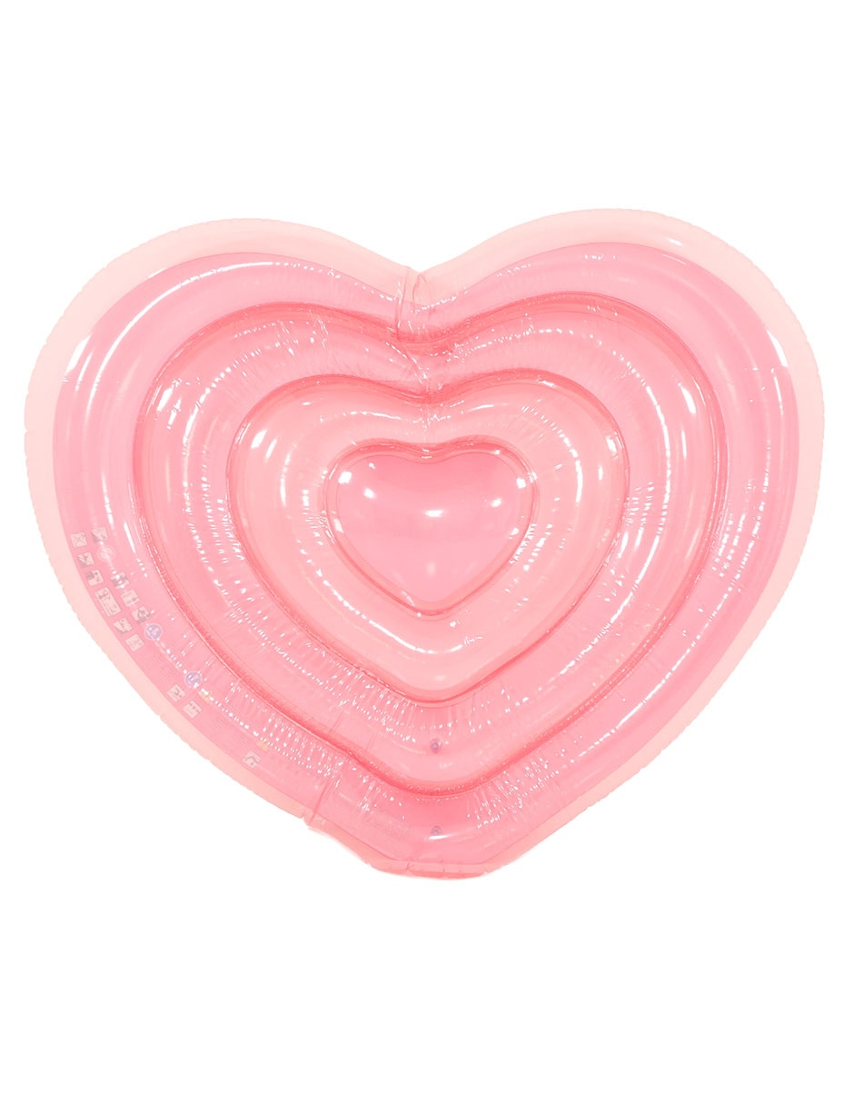 Inflable acuático forma de corazón infantil 3
