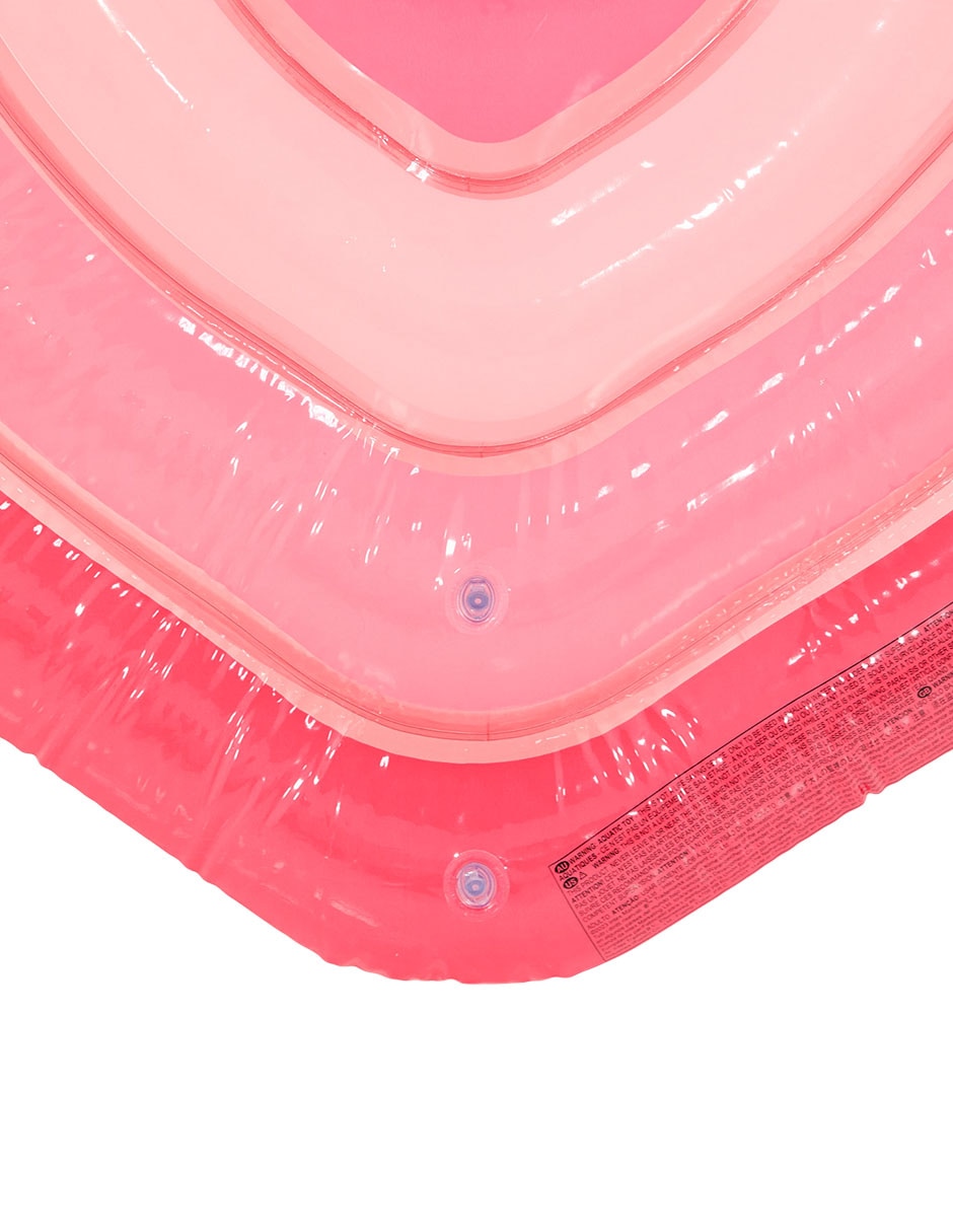Inflable acuático forma de corazón infantil 4