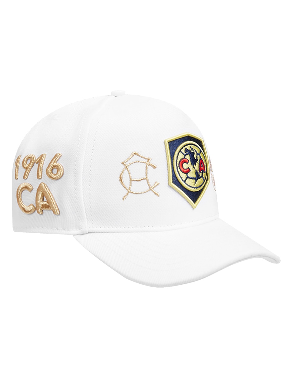 Gorra con visera curva snapback para fútbol Club América para hombre