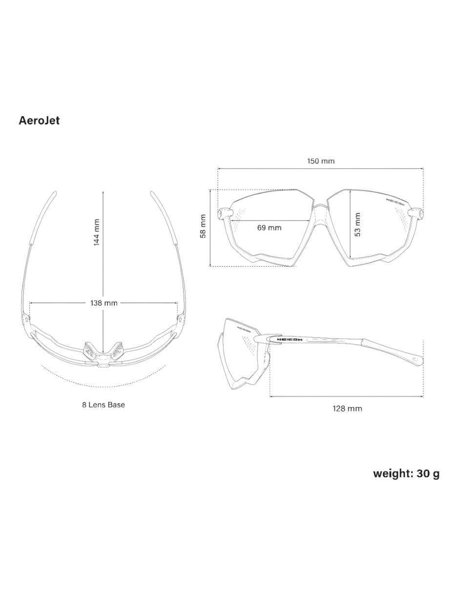 Lentes de ciclismo Scicon Aerojet Titanium