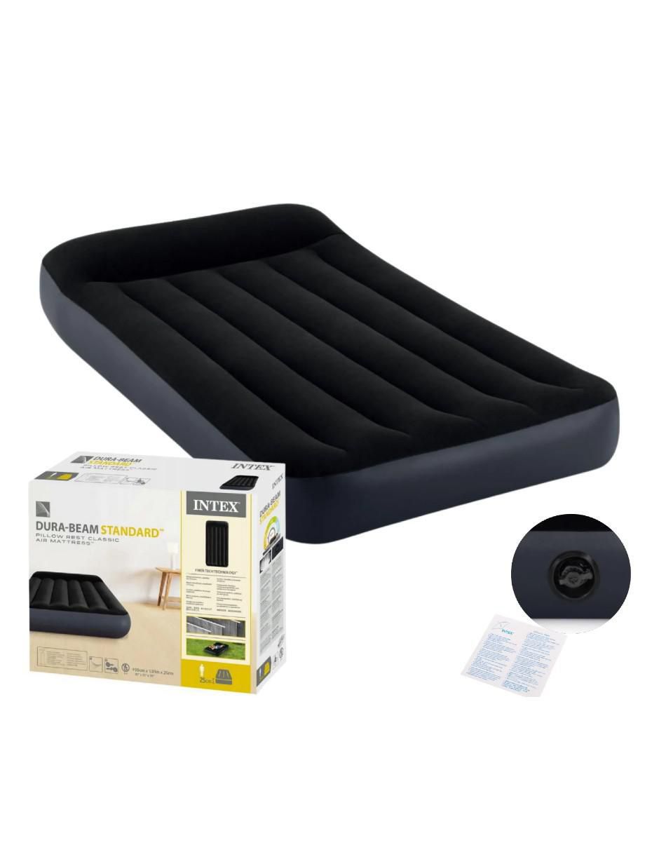 Colchón inflable 64141 colchoneta pillow top integrada 7