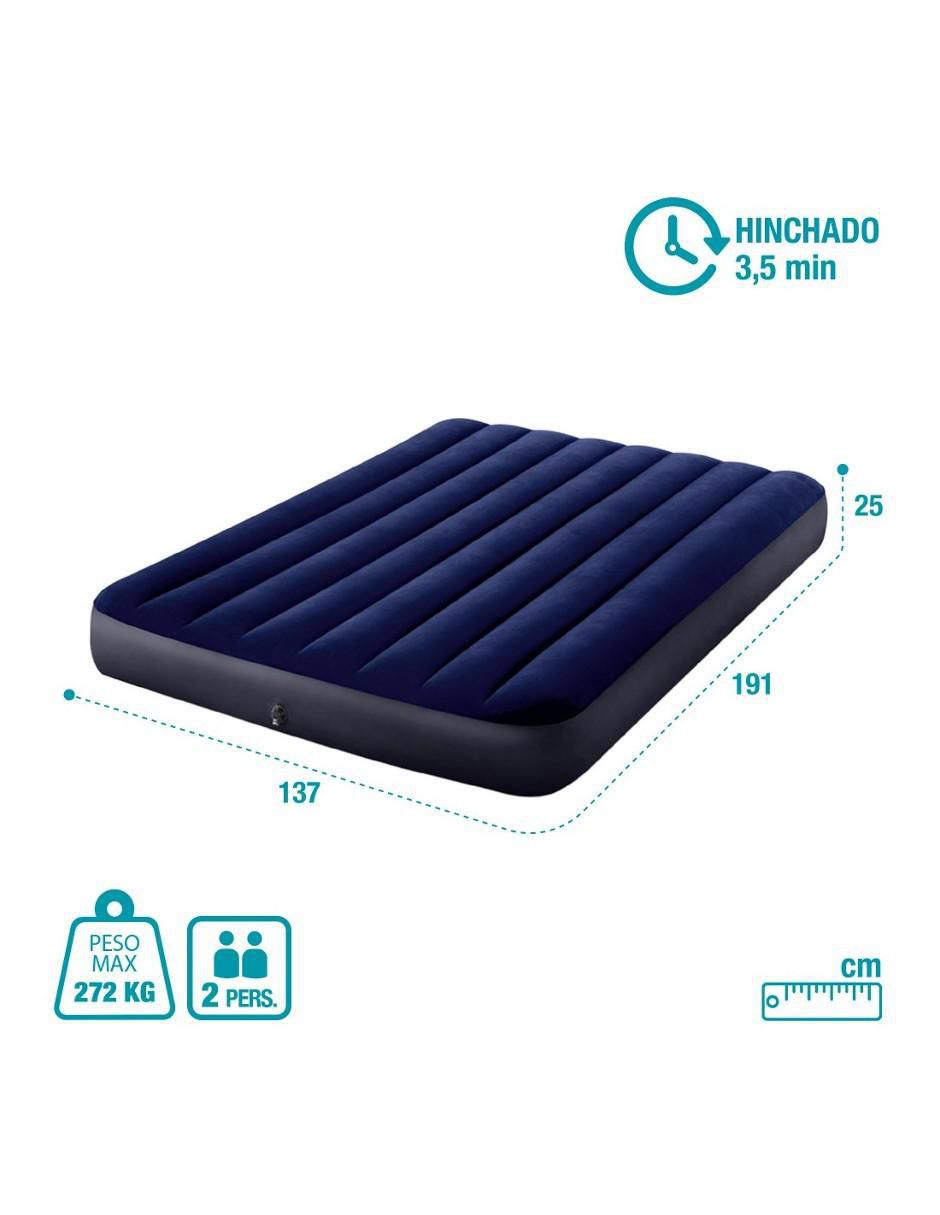 Colchón inflable 64758 colchoneta pillow top integrada 6