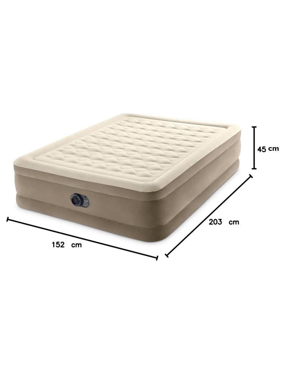 Colchón inflable 64427 colchoneta pillow top integrada 8