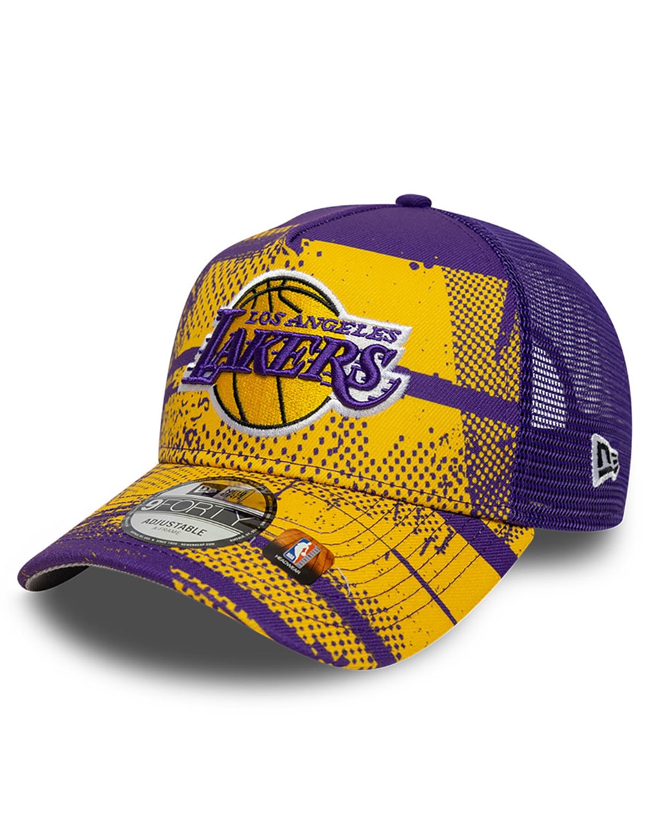 Gorra con visera curva correa ajustable para básquetbol Nba Los Angeles Lakers para adulto 1