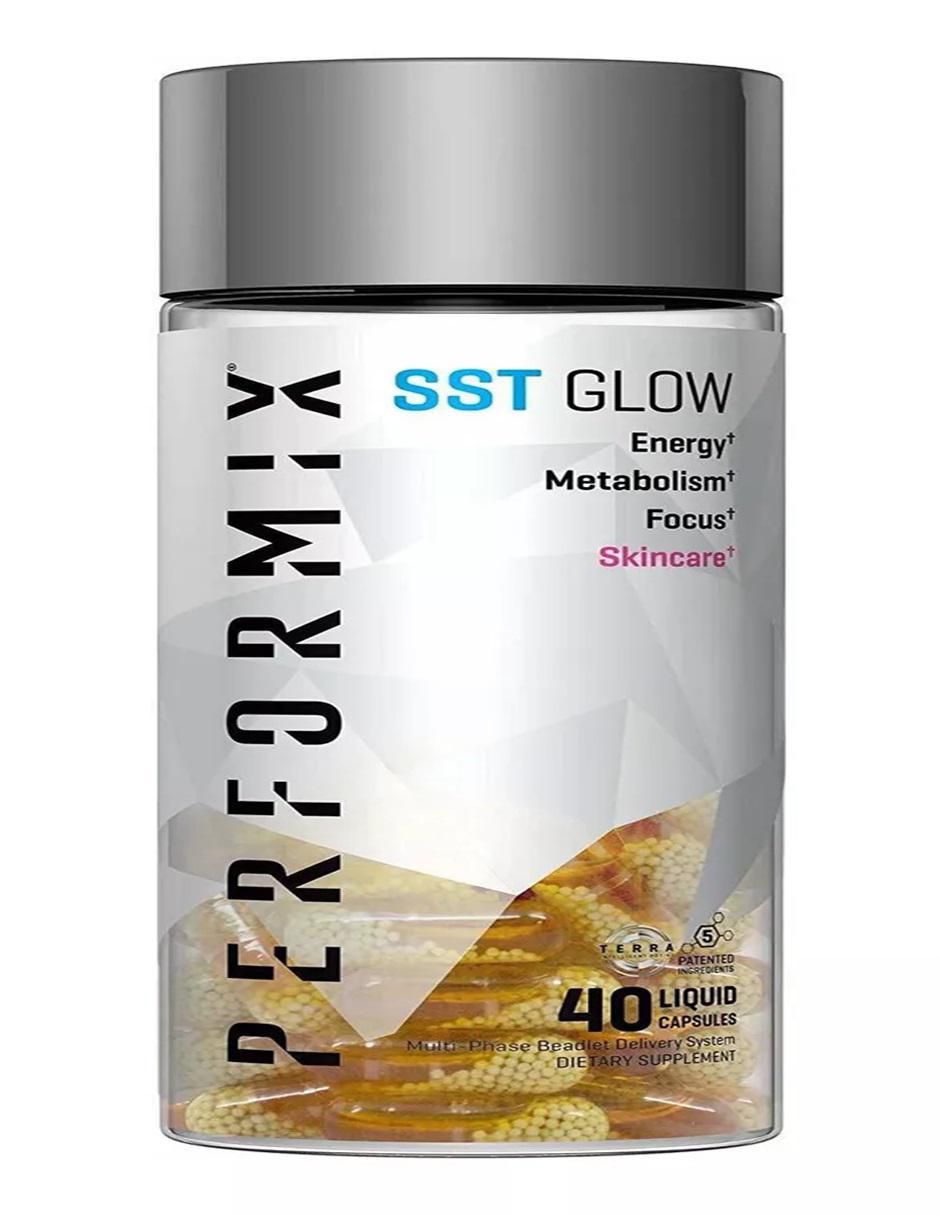 Glow 40 Liquid Caps Sst con cafeína de 40 cápsulas Glow 40 Liquid Caps Sst con cafeína de 40 cápsulas