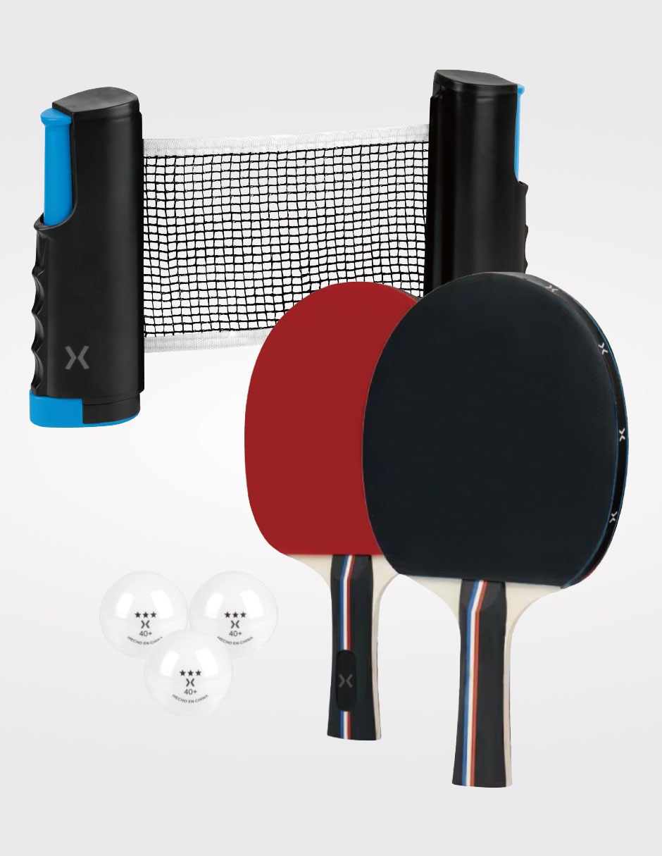 Juego de tenis de mesa portátil de 6 piezas 2
