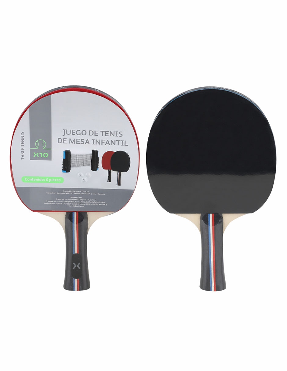 Juego de tenis de mesa portátil de 6 piezas 3