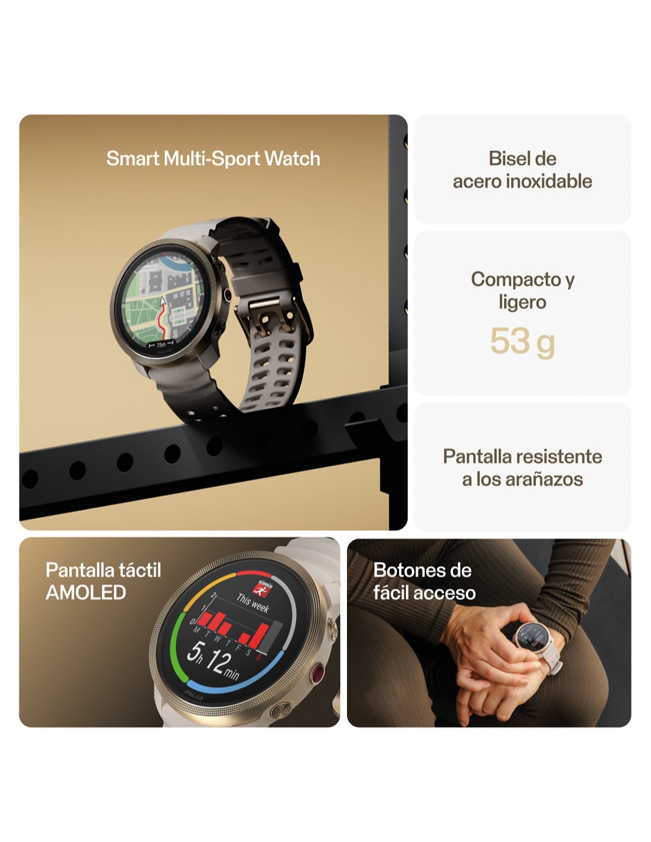 POLAR Compatible con iOS PLÁSTI, BEIGEL