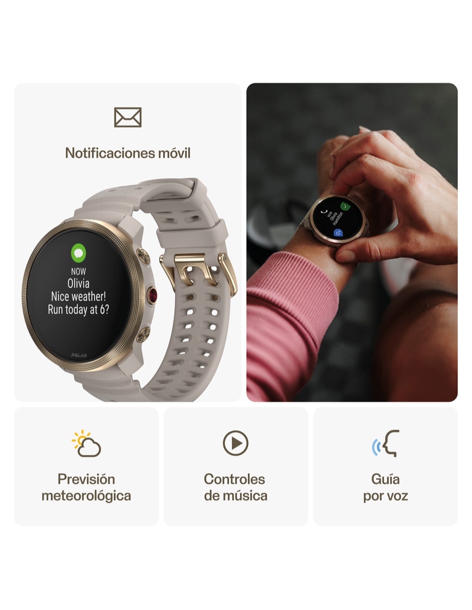 POLAR Compatible con iOS PLÁSTI, BEIGEL