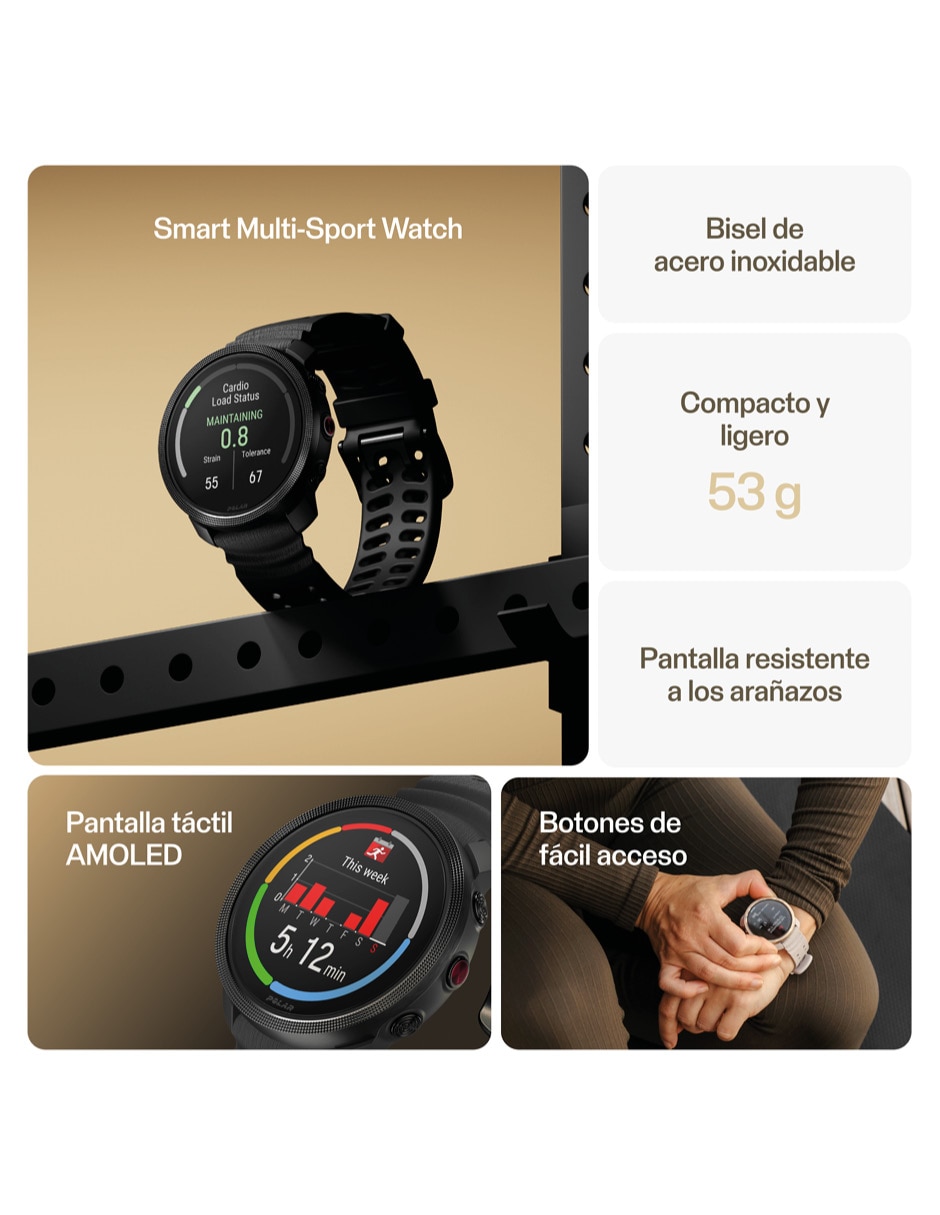 Monitor de ejercicio Vantage M3 AMOLED para multidisciplina 6