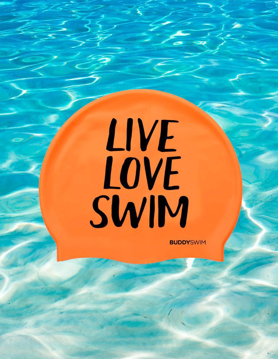 "gorra para natación" "de" silicón buddyswim