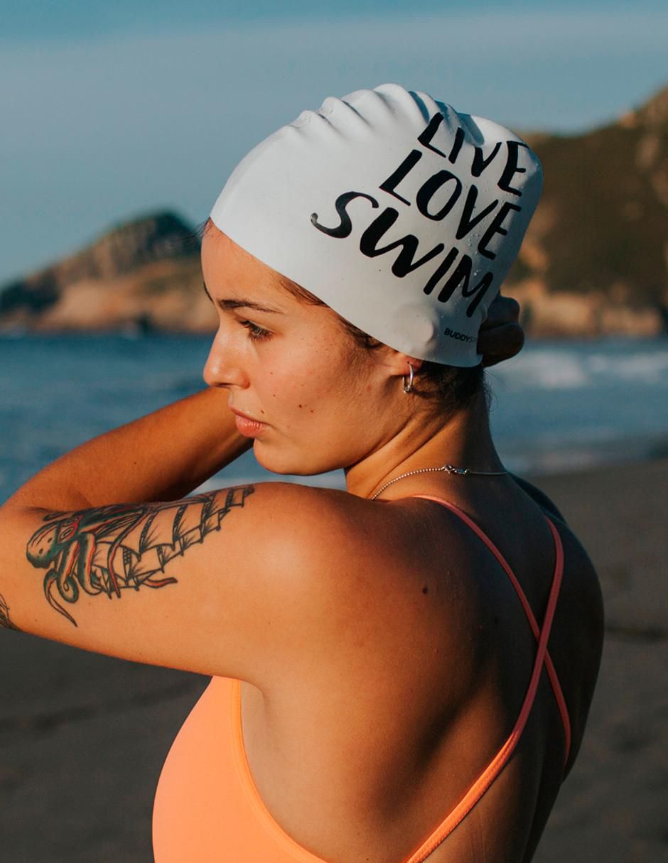 "gorra para natación" "de" silicón buddyswim