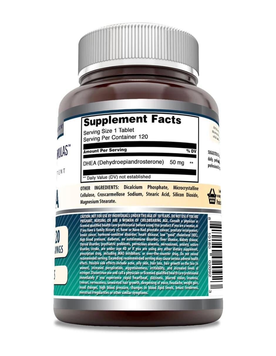 DHEA sabor natural de 120 tabletas 2