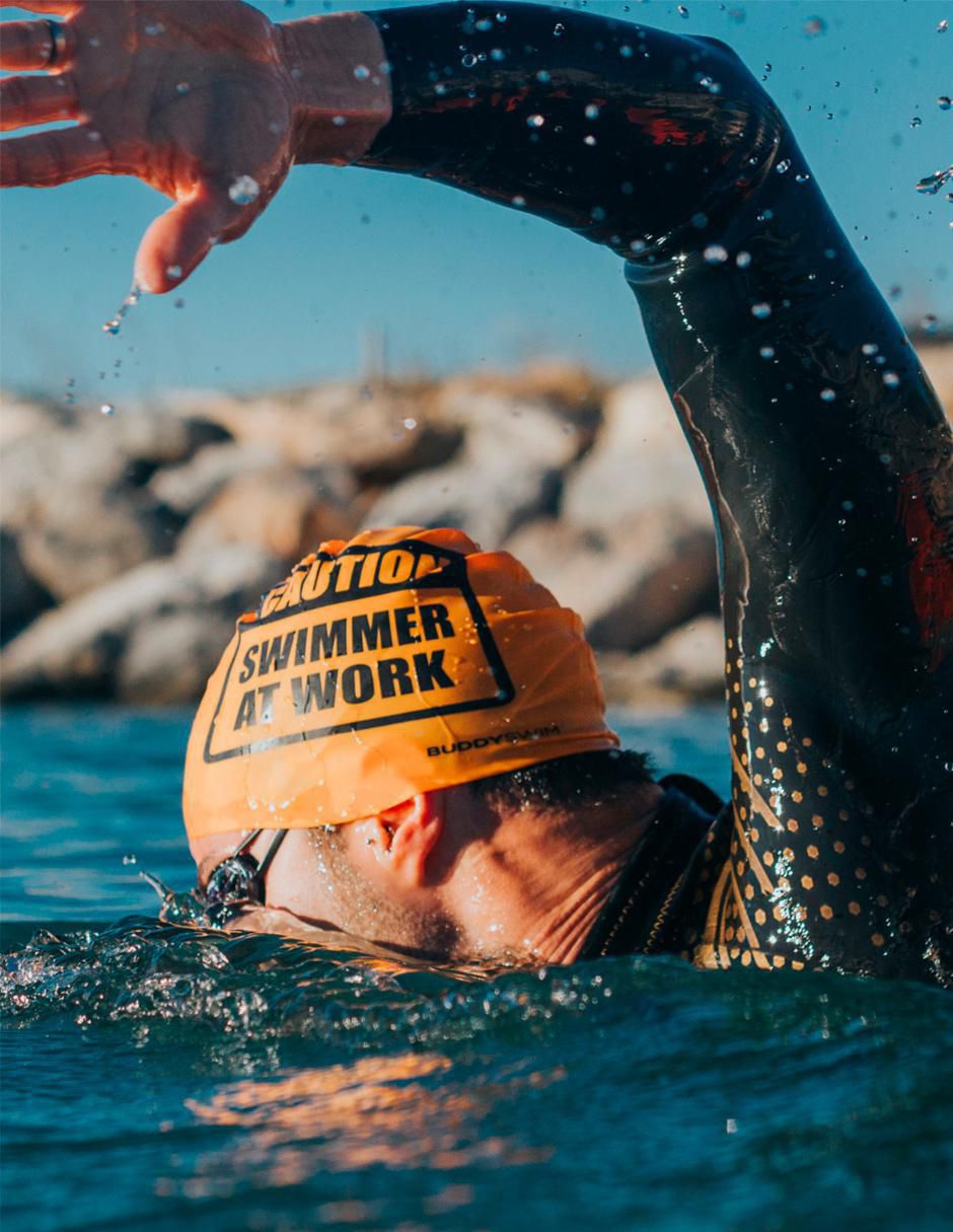 "gorra para natación" "de" silicón buddyswim