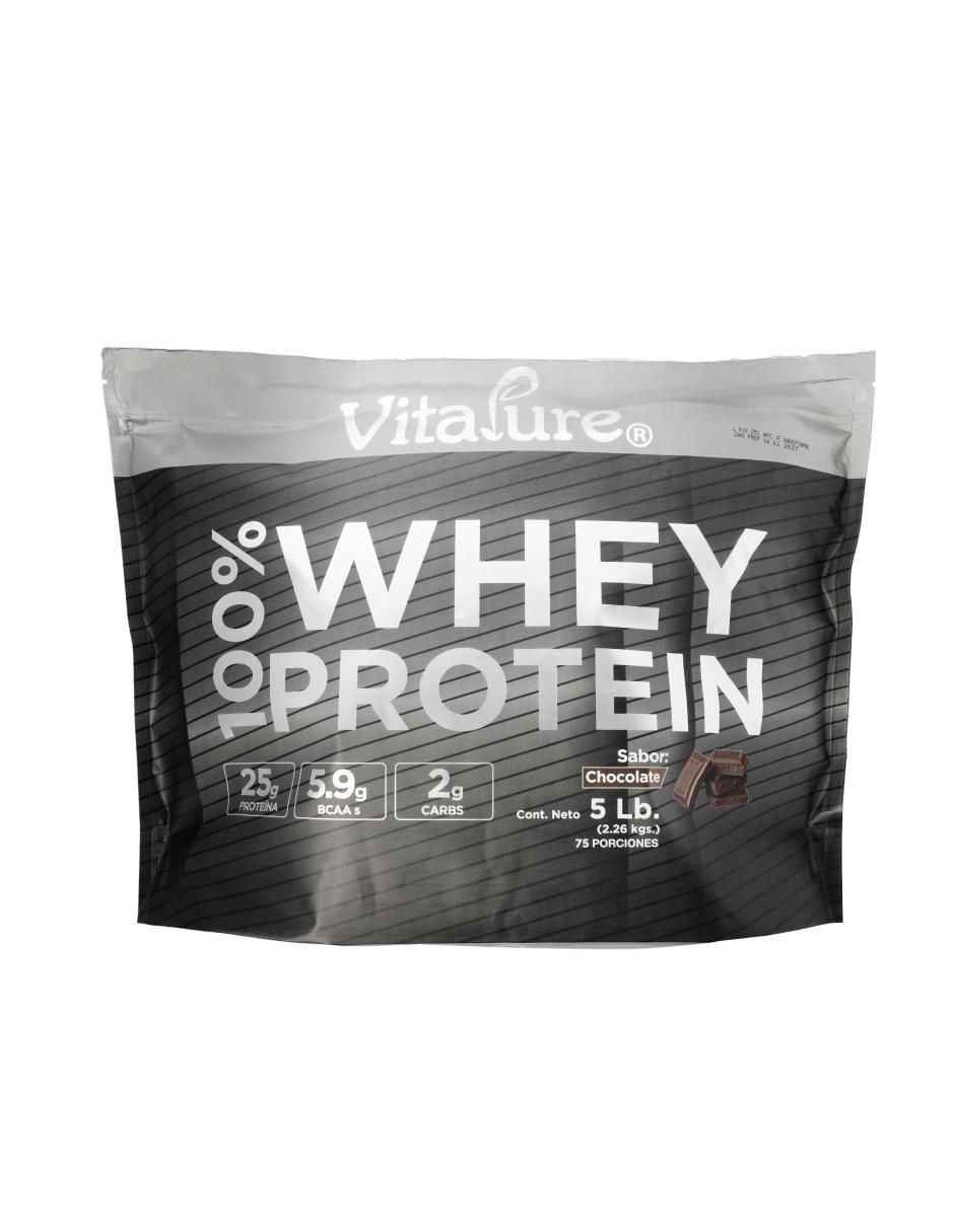 Whey chocolate con proteína isolate y vitaminas sabor chocolate de 2.2 kg