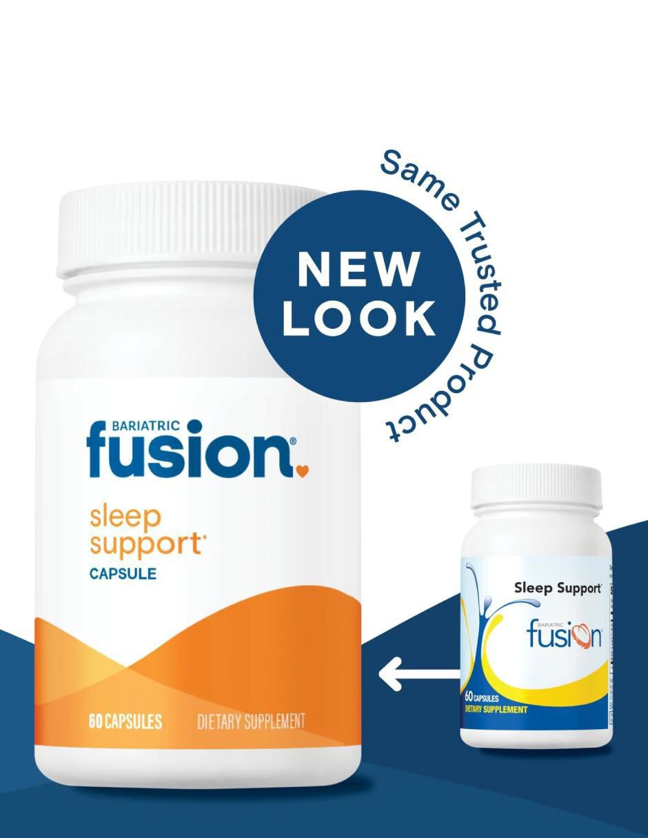 Sleep Support Dormir Bariátrico con ashwagandha, manzanilla, melatonina, bálsamo de limón sabor natural de 60 cápsulas 2