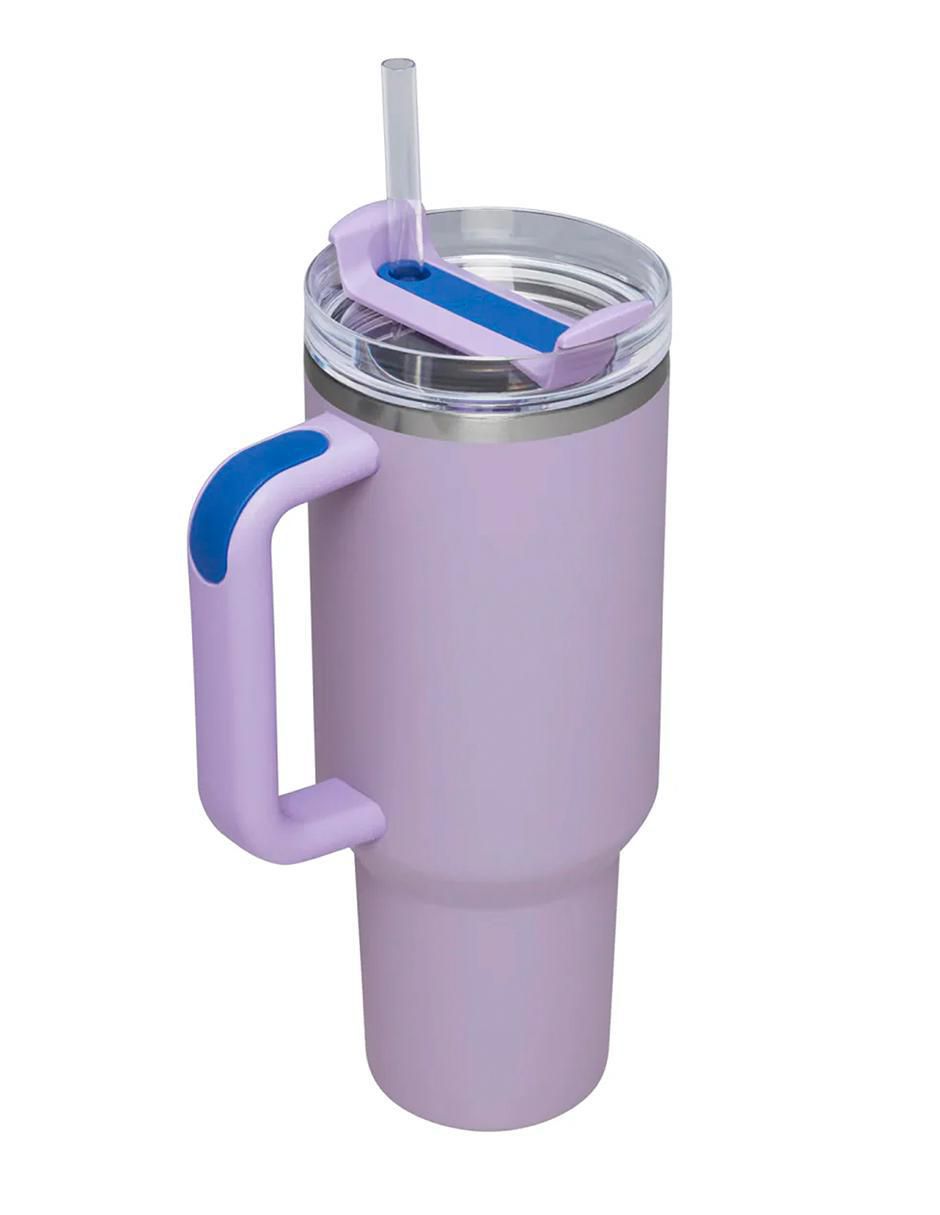 Termo de acero inoxidable con tapa rosca 1.1 L 2