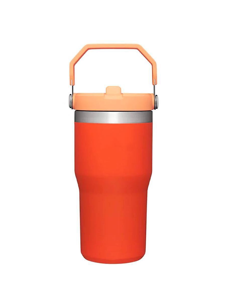 Termo de acero inoxidable Iceflow Flip Straw con tapa rosca 591 ml 2