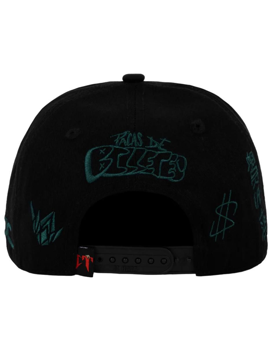 Gorra visera plana broche casual para hombre 3
