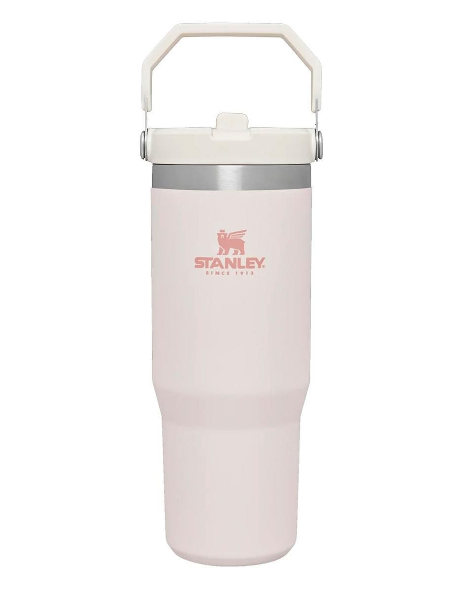 Termo de acero inoxidable Iceflow Flip Straw con tapa rosca 850 ml