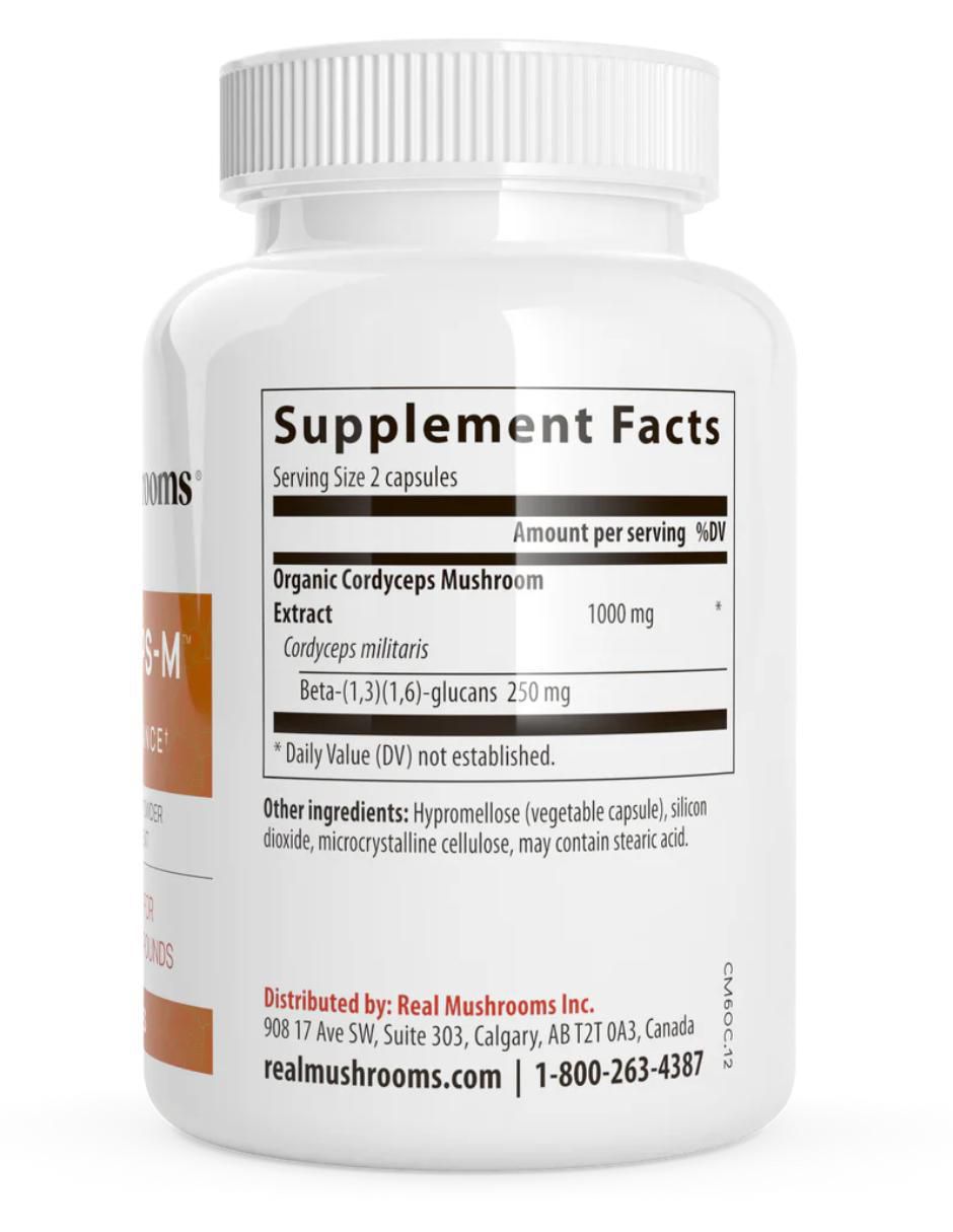 Peak Performance con cordyceps sabor natural de 300 cápsulas 2
