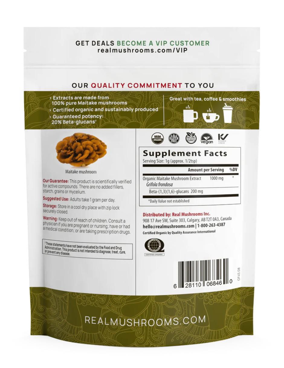Immune Support con hongo maitake sabor natural de 45 g 2
