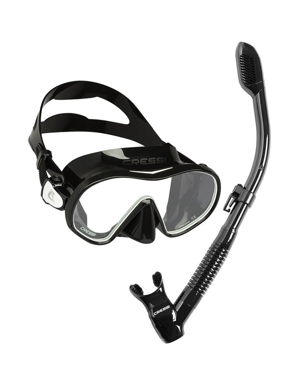 Tubo y gafas de snorkel para natación adulto Tubo y gafas de snorkel para natación adulto