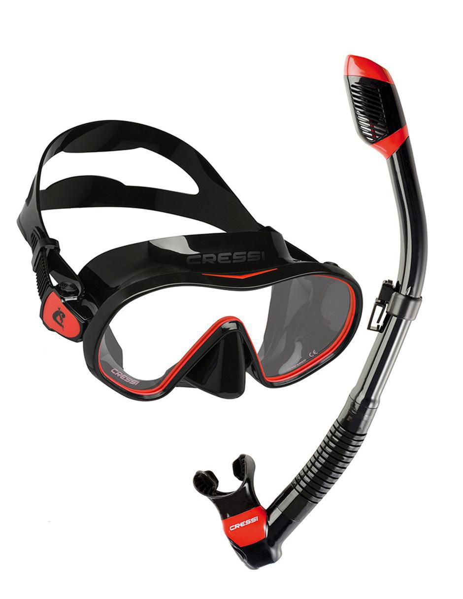 Tubo y gafas de snorkel para natación adulto Tubo y gafas de snorkel para natación adulto