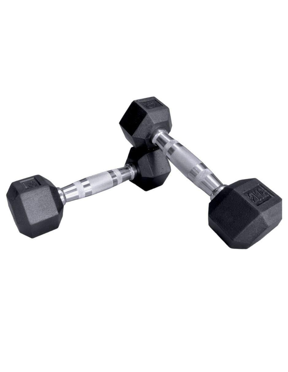Set mancuernas de peso fijo 3 kg 2 piezas 2