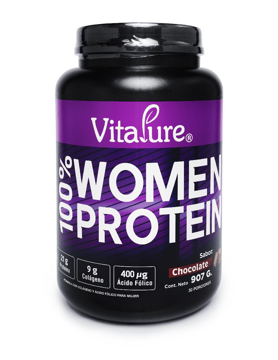 Women protein con proteína isolate y vitaminas sabor chocolate de 907 g