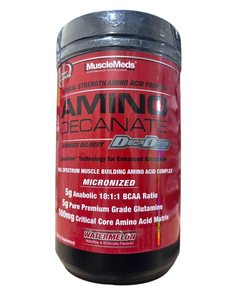 Amino Decanate Muscle Meds con aminoácidos sabor sandia de 350 g Amino Decanate Muscle Meds con aminoácidos sabor sandia de 350 g