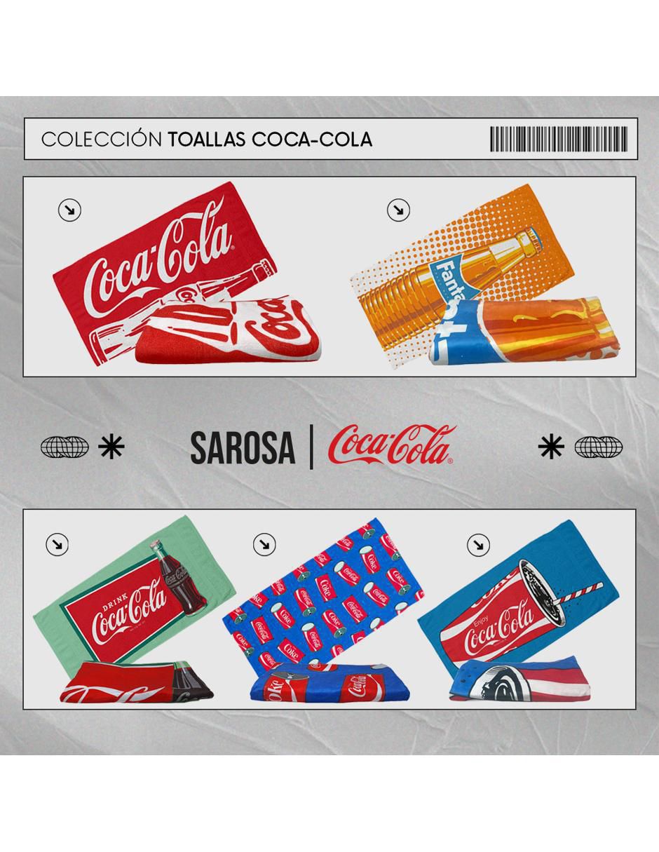 Toalla de playa sarosa coca cola coca-cola "de" microfibra