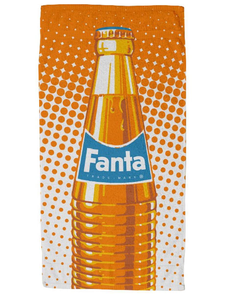 Toalla de playa Fanta Naranja de microfibra
